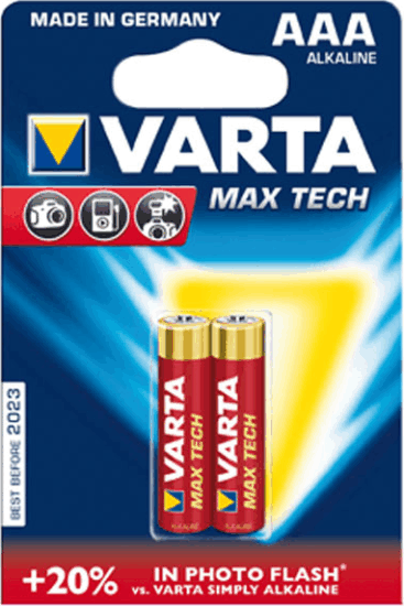 Varta 4703101412 Max Tech AAA Ceruzaelem (2db/csomag)
