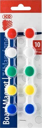 ICO JY-15 15mm Mágneskorong - 5 szín (10 db)