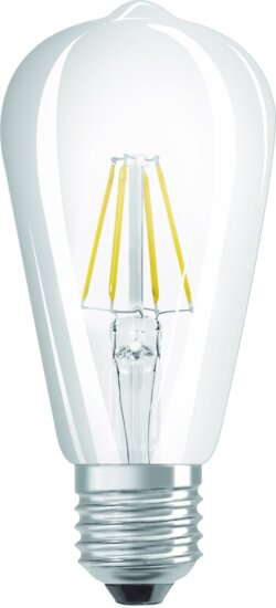 Osram 60 non-dim 7W E27 LED Star Edison Üveg - Meleg fehér Osram 60 non-dim 7W E27 LED Star Edison Üveg - Meleg fehér