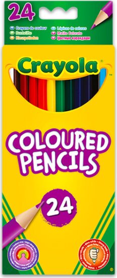 Crayola 3624 Extra puha henger alakú színes ceruza (24db)
