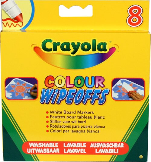 Crayola 8223 Lemosható vastag filctoll - Vegyes színek (8db) Crayola 8223 Lemosható vastag filctoll - Vegyes színek (8db)