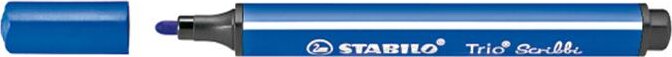 Stabilo "Trio Scribbi" 1.5-2mm Filctoll - Kék