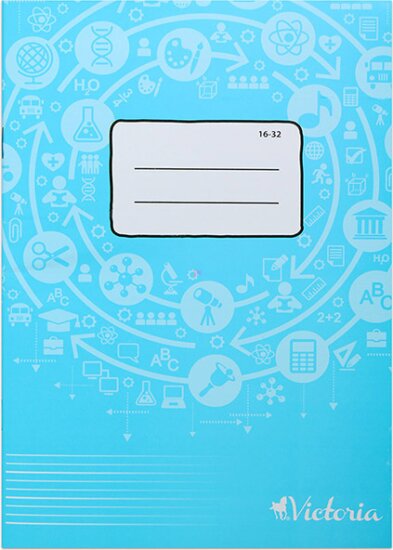 Victoria 32 lapos A5 2. osztályos vonalas füzet - Kék Victoria 32 lapos A5 2. osztályos vonalas füzet - Kék