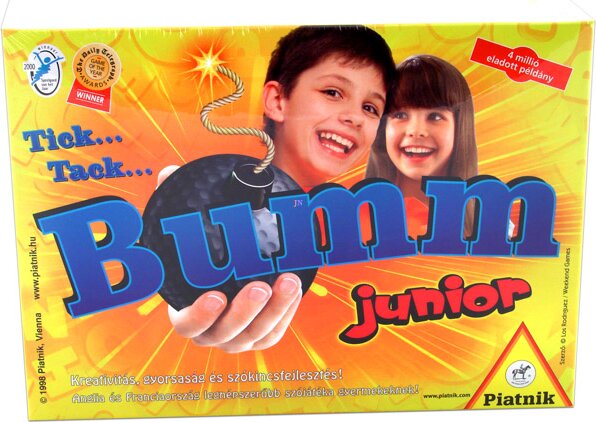 Piatnik Tick Tack Bumm Junior társasjáték (új kiadás)