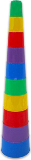 Polesie POLE-35110 Poharas toronyépítő Piramis építőjáték