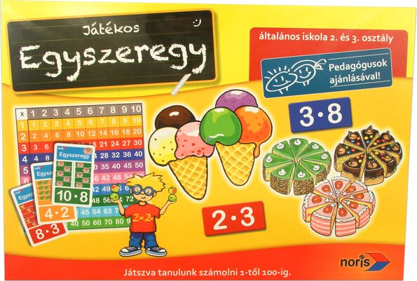 Simba Játékos egyszeregy szorzótábla oktatójáték - Noris