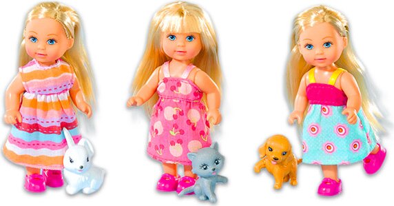 Simba ST105730513 Évi baba állatkával - többféle