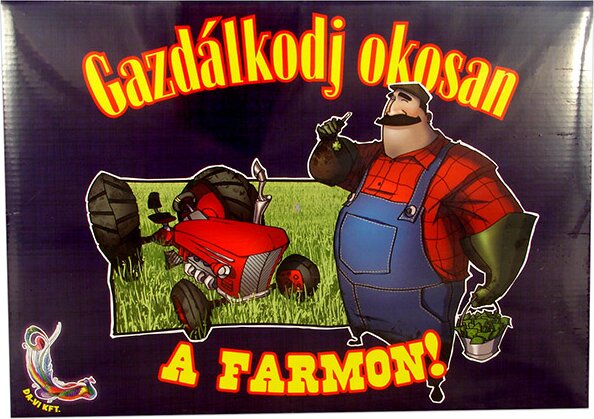 Gazdálkodj okosan a farmon családi stratégiai társasjáték