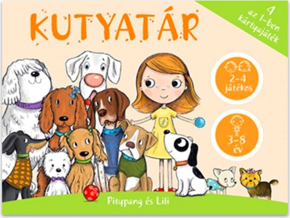Pagony Kutyatár 4 az 1-ben kártyajáték