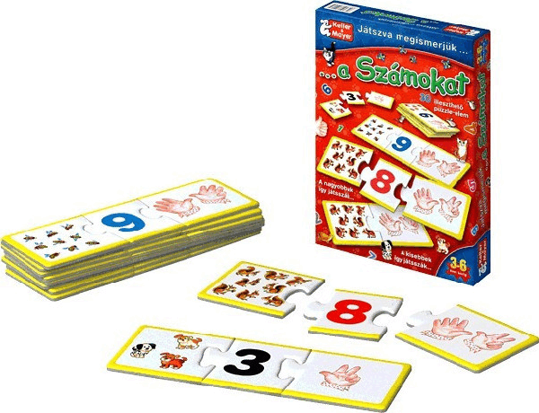 Keller&Mayer 712130 Játszva megismerjük a számokat kirakós játék