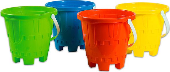 Androni 0405-0000 Bástyás homokozóvödör kerek - több színben Androni 0405-0000 Bástyás homokozóvödör kerek - több színben