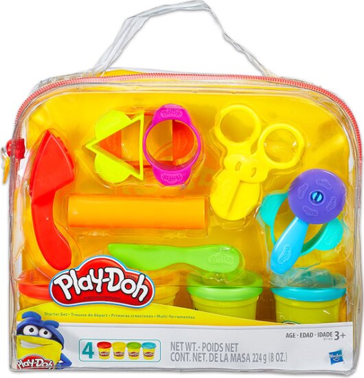 Hasbro Play-Doh: kezdő gyurmaszett - 4 különböző szín Hasbro Play-Doh: kezdő gyurmaszett - 4 különböző szín