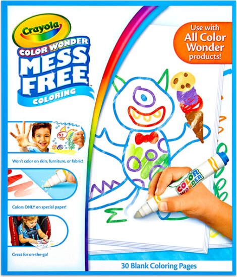 Crayola 75-2479 Color Wonder: maszatmentes kifestőlap utántöltő