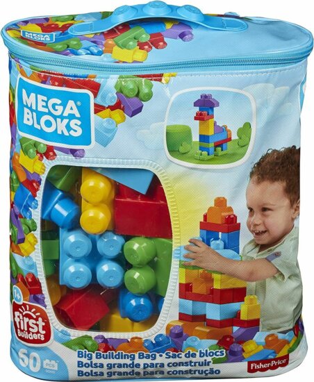 MEGA Brands DCH55 építőkocka szett táskában 60 darabos