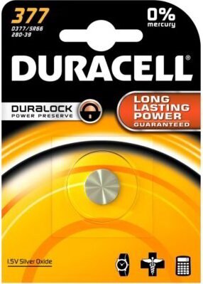 Duracell DuraLock Silver Oxid 377 Gombelem (1 db / csomag)