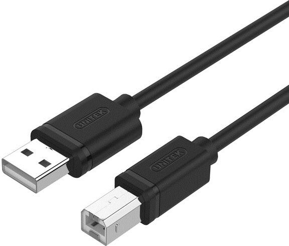 Unitek Y-C421GBK USB-A apa - USB-B apa Átalakító kábel 5m - Fekete Unitek Y-C421GBK USB-A apa - USB-B apa Átalakító kábel 5m - Fekete