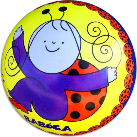 Bogyó és Babóca mintás gumilabda - 22 cm