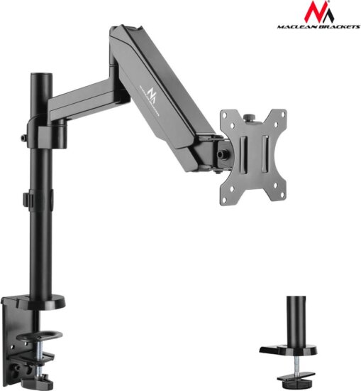 Maclean MC-775 17"-32" LCD TV/Monitor oszlopos asztali kar Fekete