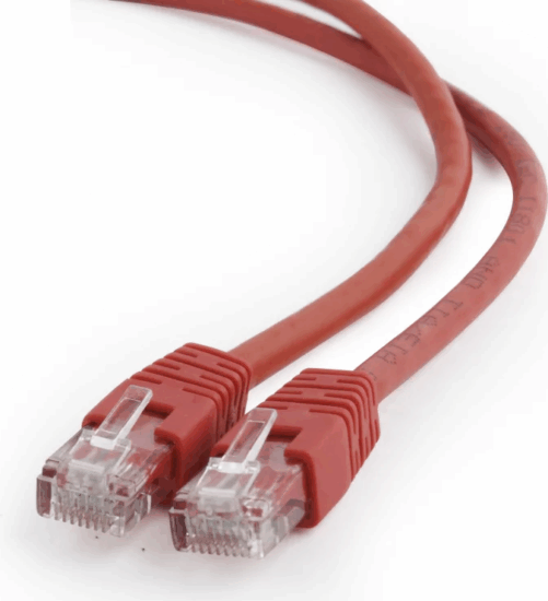 Gembird PP6U-5M/R UTP CAT6 Patch kábel 5m Piros