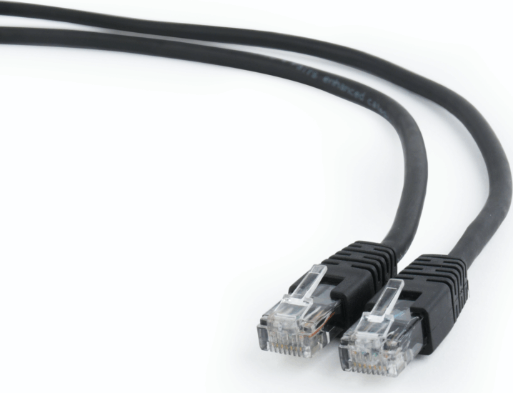 Gembird PP6U-5M/BK UTP CAT6 Patch kábel 5m Fekete