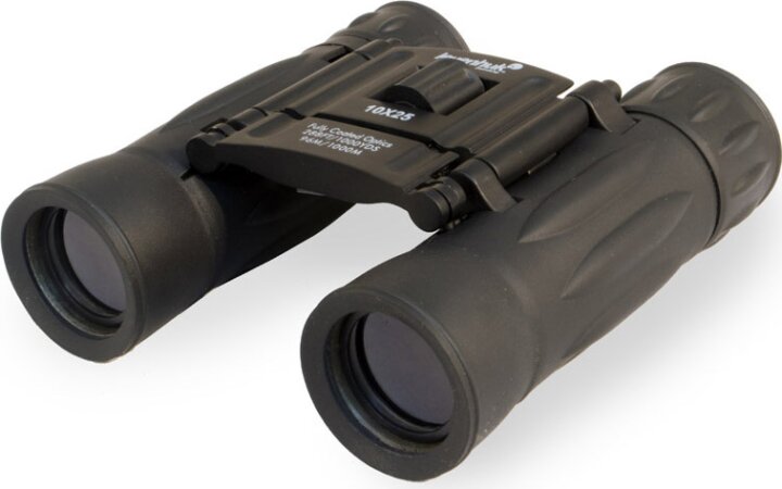 Levenhuk Atom 10x25 binokuláris távcső - Fekete