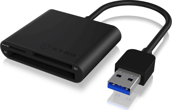 IcyBox IB-CR301-U3 USB 3.0 Külső kártyaolvasó