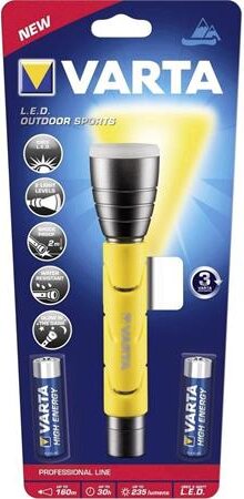 Varta "Outdoor Sports" 235lm LED Elemlámpa (2xAA)