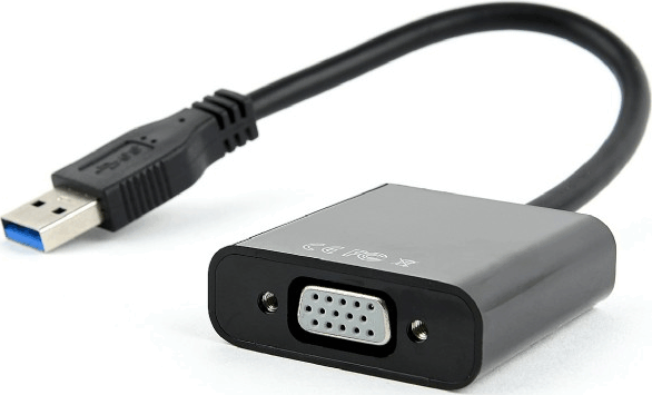 Gembird AB-U3M-VGAF-01 USB 3.0 apa > VGA anya Videó adapter 0.15m - Fekete