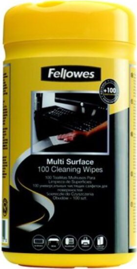 Fellowes 9971518 Tisztítókendő általános felületre (100 lap/csomag )