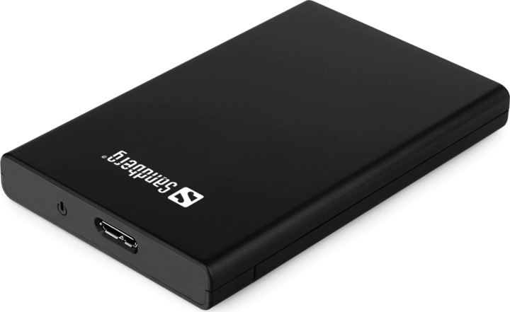 Sandberg 133-89 2.5" USB 3.0 Külső HDD ház - Fekete Sandberg 133-89 2.5" USB 3.0 Külső HDD ház - Fekete
