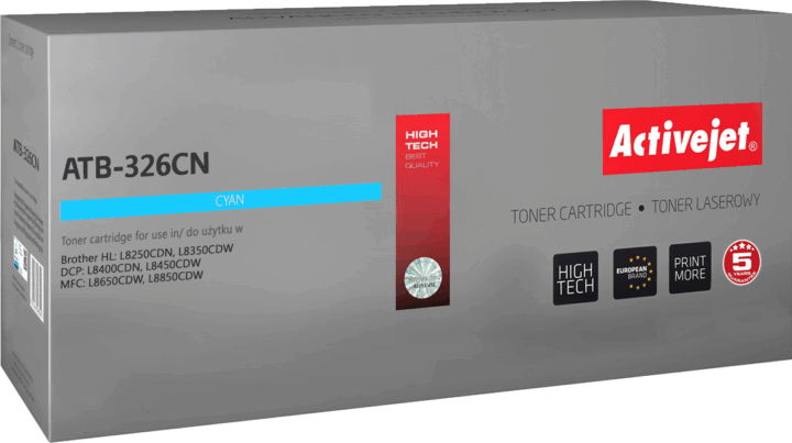 ActiveJet (Brother TN-326C) Toner Cián