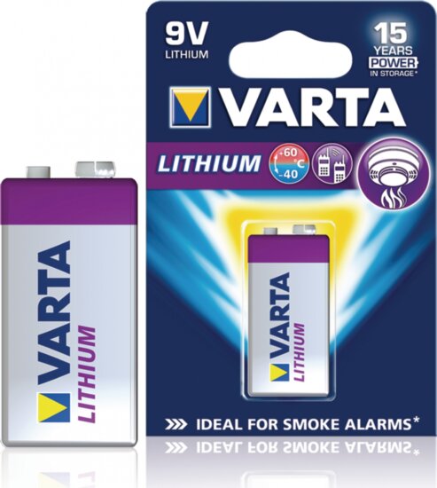 Varta 6122.301.401 Lítium 9V Elem (1db/Bliszter)