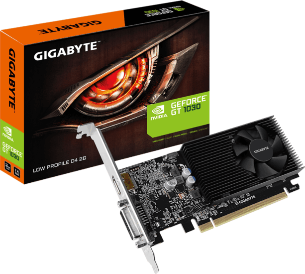 Gigabyte GeForce GT 1030 2GB DDR4 Low Profile Videokártya