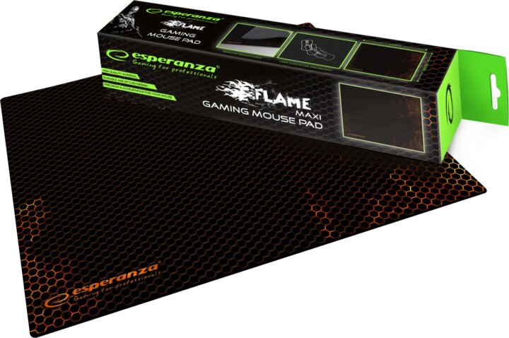 Esperanza Flame Maxi Gaming Egérpad - Mintás Esperanza Flame Maxi Gaming Egérpad - Mintás