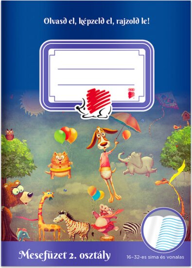 ICO Süni 32 lapos A5 2. osztályos mesefüzet