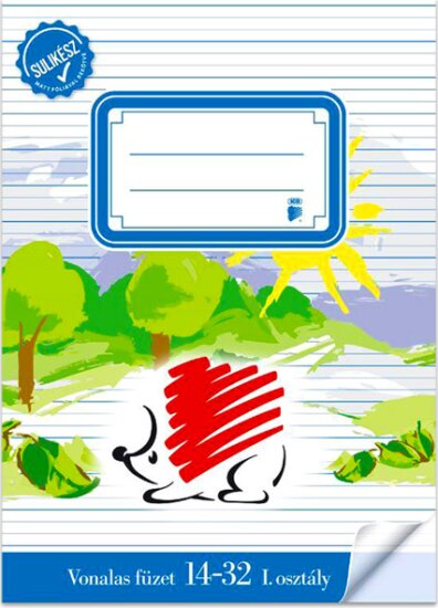 ICO Süni sulikész 32 lapos A5 1. osztályos vonalas füzet