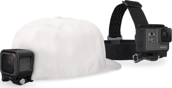 GoPro ACHOM-001 Head Strap fejpánt + QuickClip gyorsrögzítő