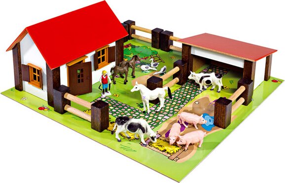 Eichhorn: Élet a farmon - fa játékszett