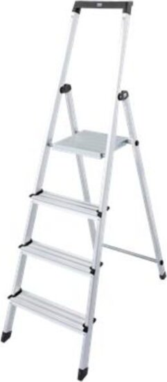Krause Solidy 126221 4 lépcsőfokos alumínium állólétra Krause Solidy 126221 4 lépcsőfokos alumínium állólétra