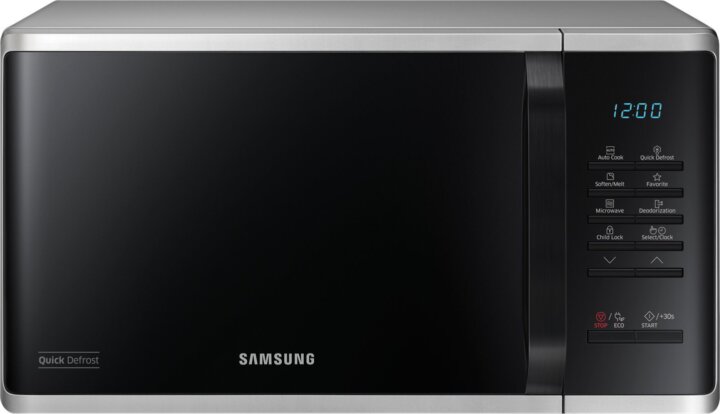 Samsung MS23K3513AS/EO Szabadonálló Mikrohullámú sütő 23L 800 Watt - Ezüst
