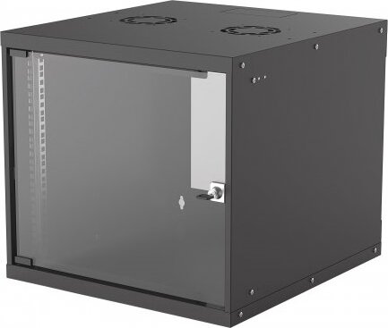 Manhattan 19" Fali rack szekrény 9U, 560x540 mm - Fekete Manhattan 19" Fali rack szekrény 9U, 560x540 mm - Fekete