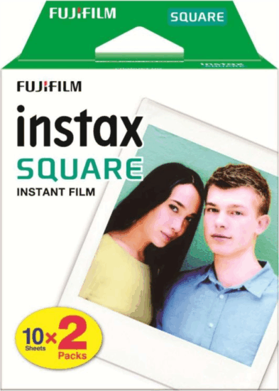 Fujifilm Instax Square Film Glossy Fényes instant fotópapír (2x 10 db / csomag)