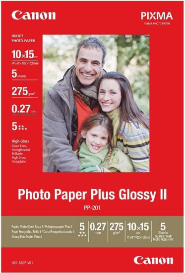 Canon PP-201 10X15 Fotópapír (5db/csomag) Canon PP-201 10X15 Fotópapír (5db/csomag)