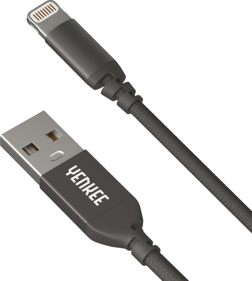Yenkee YCU 611 BK USB 2.0 apa - Lightning apa iPhone töltőkábel 1m - Fekete