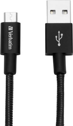 Verbatim 48866 USB apa - MicroUSB-B apa Adat- és töltőkábel 0.3m - Fekete