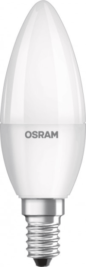 Osram Value Gyertya 40 5W FR E14 LED izzó - Közép fehér Osram Value Gyertya 40 5W FR E14 LED izzó - Közép fehér