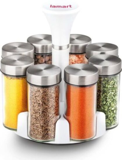 Lamart LT7017 Erba 8 db-os Fűszertartó szett Lamart LT7017 Erba 8 db-os Fűszertartó szett