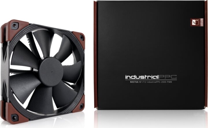 Noctua NF-F12 INDUSTRIALPPC-2000 PWM 120mm PWM rendszerhűtő Noctua NF-F12 INDUSTRIALPPC-2000 PWM 120mm PWM rendszerhűtő