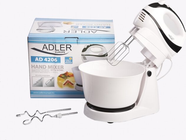 Adler AD 4206 Tálas Mixer - Fehér/Fekete Adler AD 4206 Tálas Mixer - Fehér/Fekete