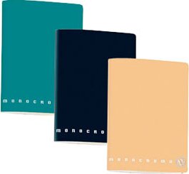 Pigna Monocromo 42 lapos A5 vonalas füzet - Vegyes színek